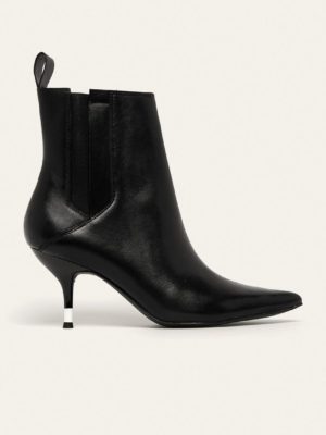 Calvin Klein - Kožené členkové topánky
