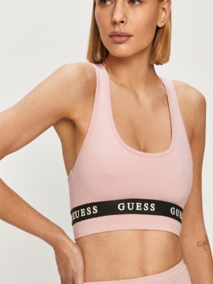 Športová podprsenka Guess ružová farba