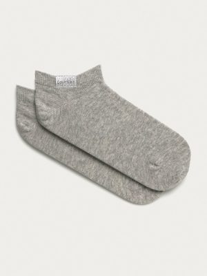Ponožky Calvin Klein šedá farba