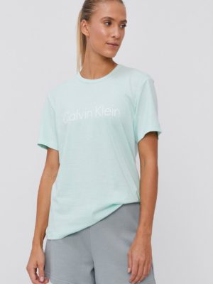 Tričko Calvin Klein Underwear tyrkysová farba
